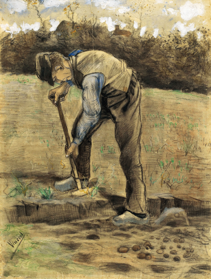  文森特·威廉·梵高  Vincent Willen Van Gogh —— 挖掘者